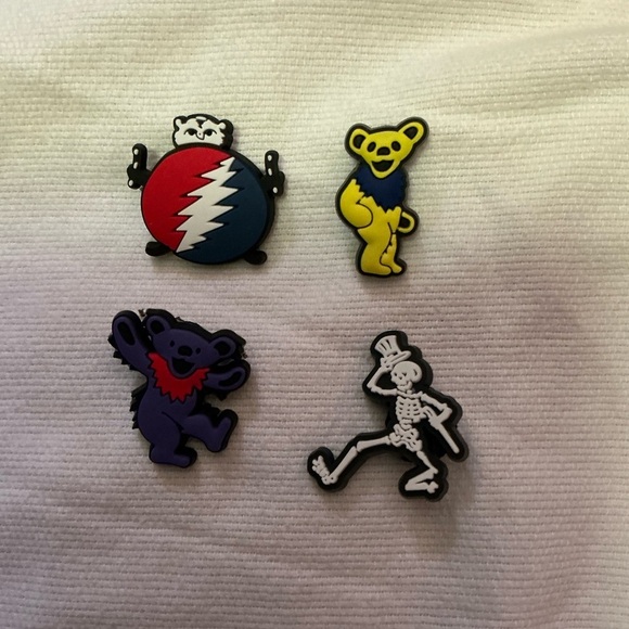 Grateful Dead Jibbitz croc charms NWOT - Picture 5 of 5